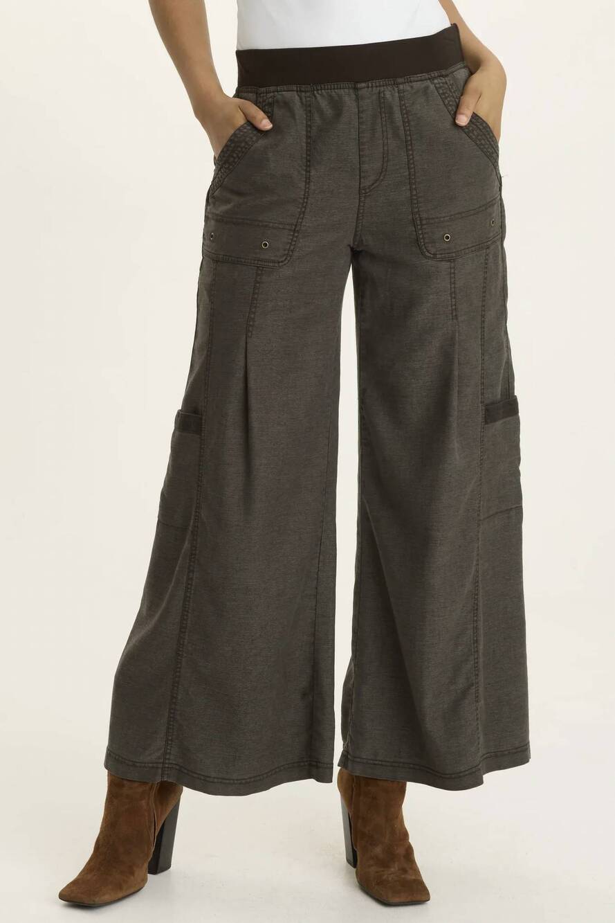 NEW XCVI tove twill cargo wide-leg pants in intergalactic